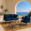 Zestaw Wypoczynkowy Ogrodowy BELLANTI Venezia Midnight Blue3os.